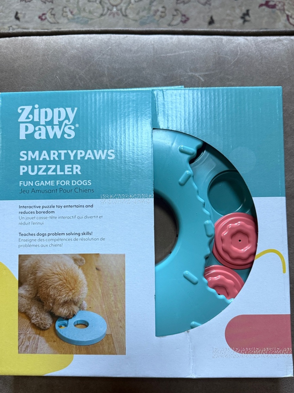 Zippy Paws SmartyPaws Puzzler Interactive Fun game for dogs